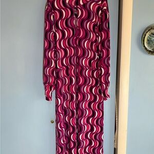 ELOQUII - Pullover Midi Dress with Puff Long Sleeve and A-Line Skirt - Size 24